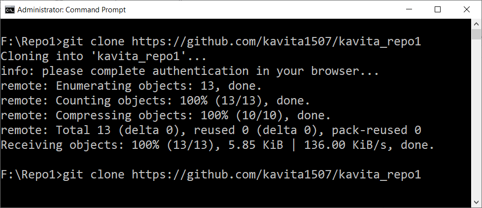 Cloning Git Repositories