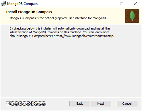 Installing MongoDB Compass