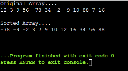 Implementing Quick Sort in C Language