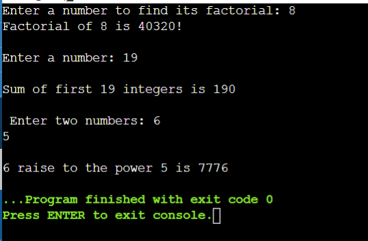 Examples of Recursion in C Language