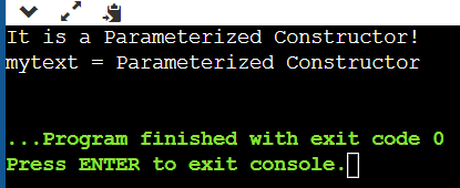 Demonstrating a Parameterized Constructor Example in Java