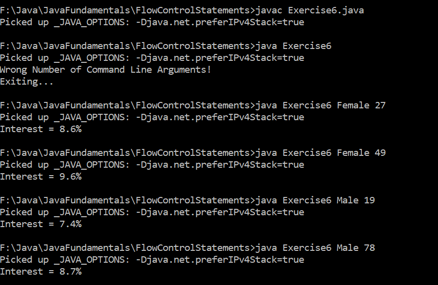 A Simple Example of Nested If Statement in Java