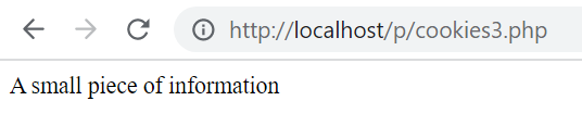 An Example to Create and Display Cookies in PHP